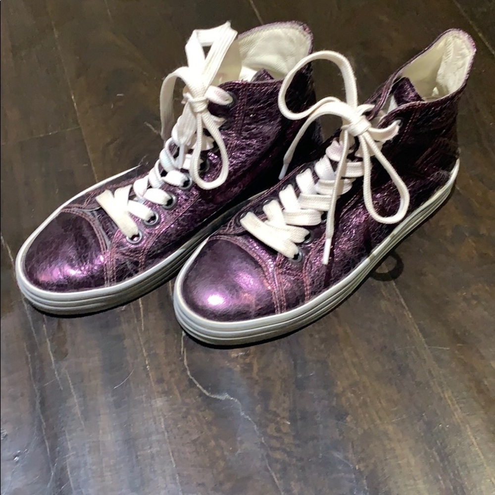 Hogan leather high-top sneakers